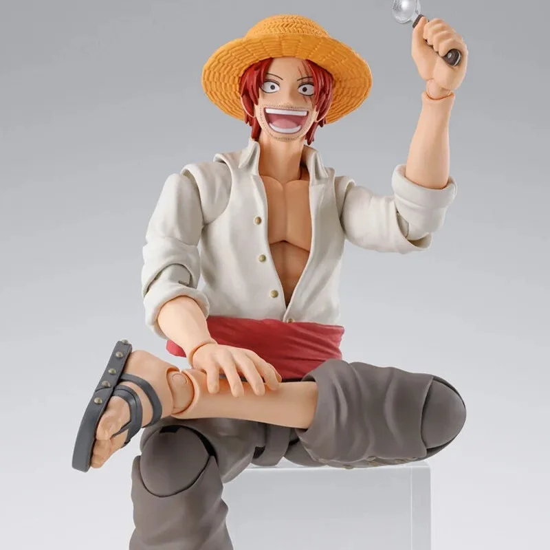 【In Stock】Bandai One Piece SHFiguarts SHF All Characters Series Anime Collectible Models Luffy Sanji Shanks Bonney Borsalino toy