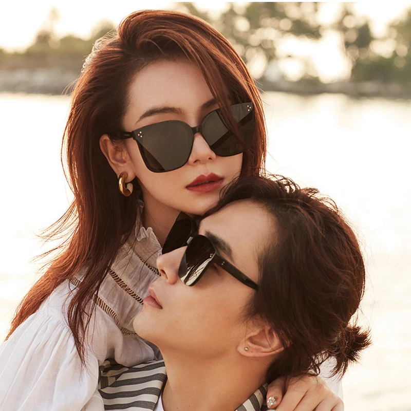 MON RAYB Acetate Square men Women Sunglasses UV400 Lens HER outdoors Travel Car Driving Running sun glasses trendy for women men