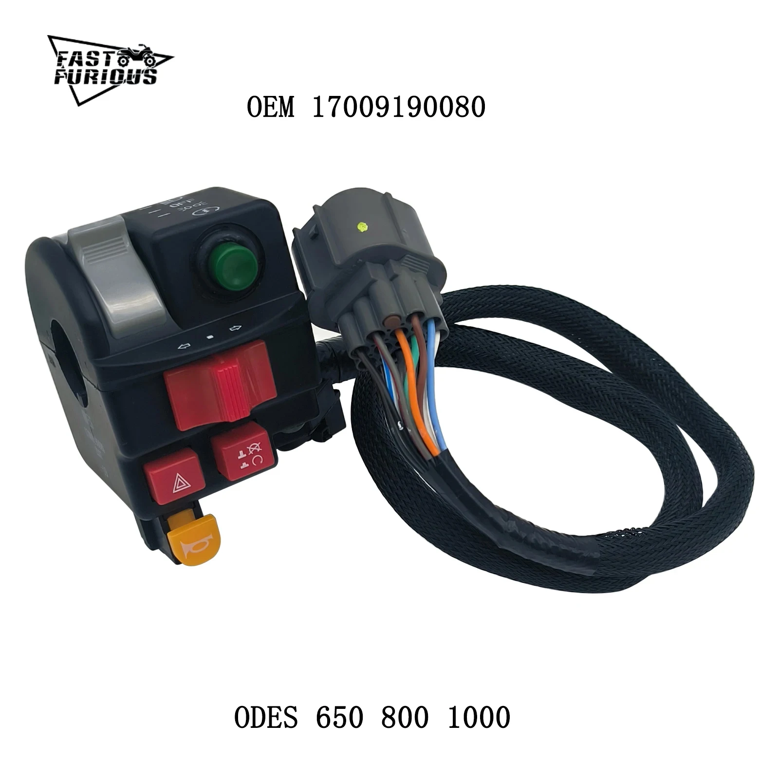 Commutateur de levier de vitesse côté gauche pour Odes 650 800 1000 17009190080