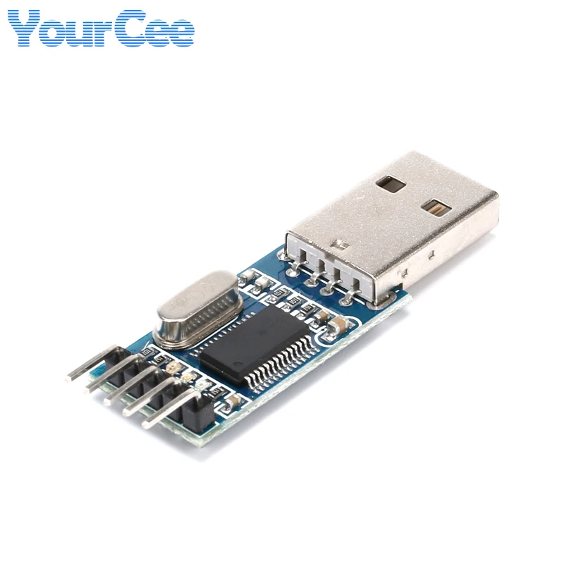 HW-474 USB to RS232 TTL PL2303HX Converter Board Module Single-chip Microcomputer Download Wire Cable Brush Shield