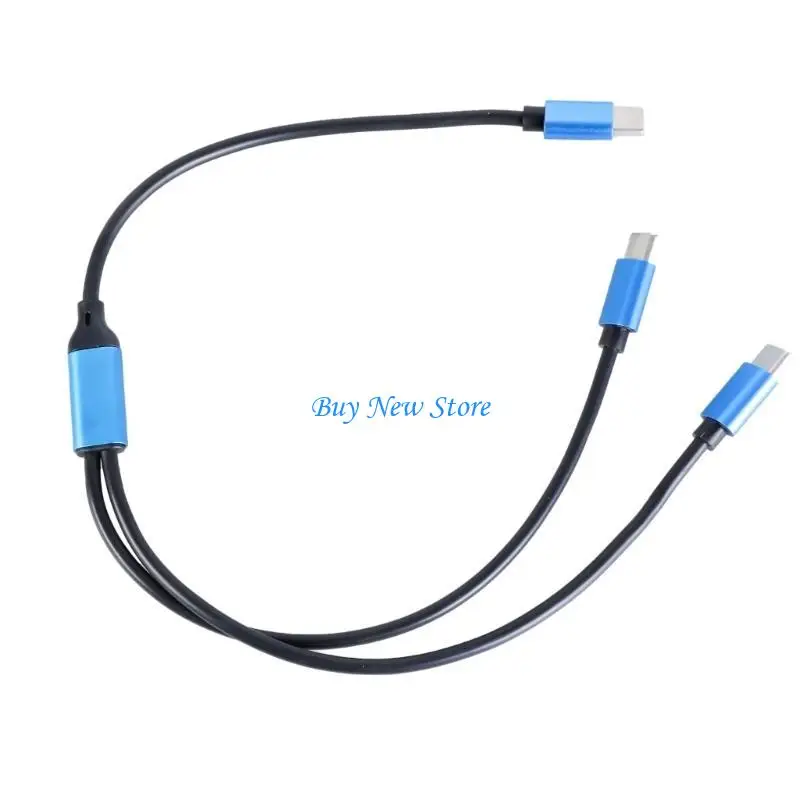 

20CE USB to 2x Type C Splitter Cable USB C To Type C Connection Cord For Efficient