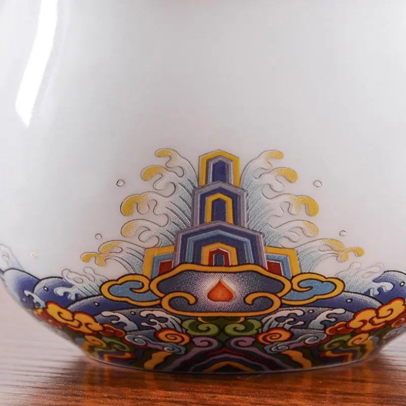 Ceramic Tea Pot Set Portable Teapot Set Lucky Cat Ceramic Tea Cup Set Shockproof Tea Set Porcelain Tea Cups With Tea Strainer