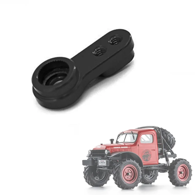 Metal Servo Arm Servo Horn for FMS FCX24 1/24 RC Crawler Car Upgrade Parts Spare Accessories,Black