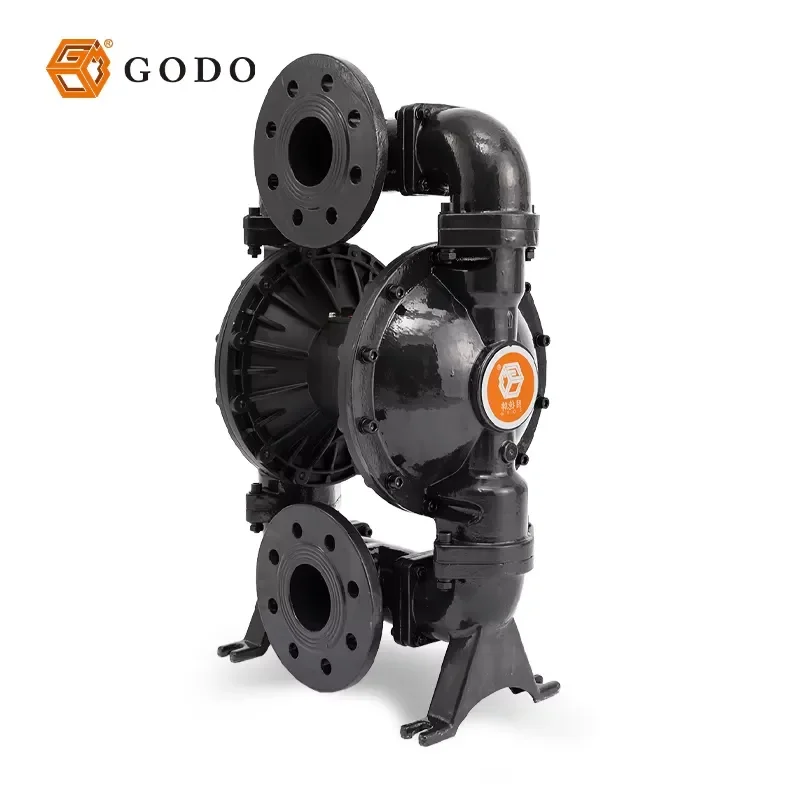 【Hot Sale】 QBY3-80L Aluminum Alloy Pneumatic Diaphragm Pump Sewage Industry Air Operated Pump