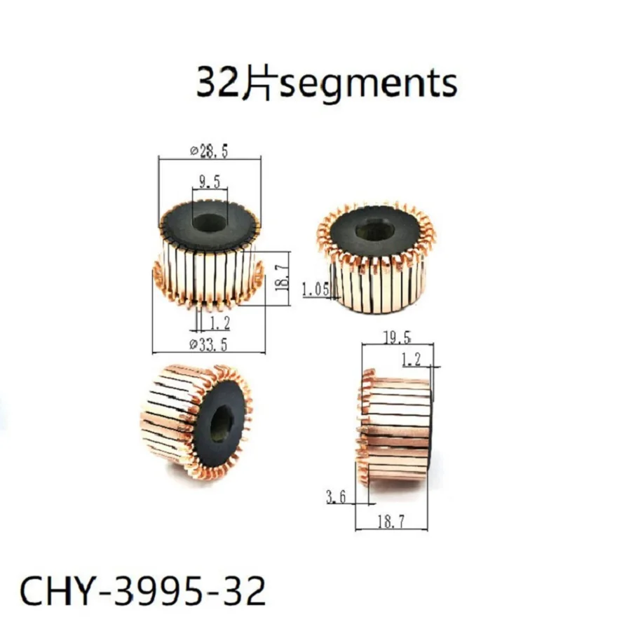 

28,5*9,5*18,7*32p Регистратор с медной головкой Chy-3995-32