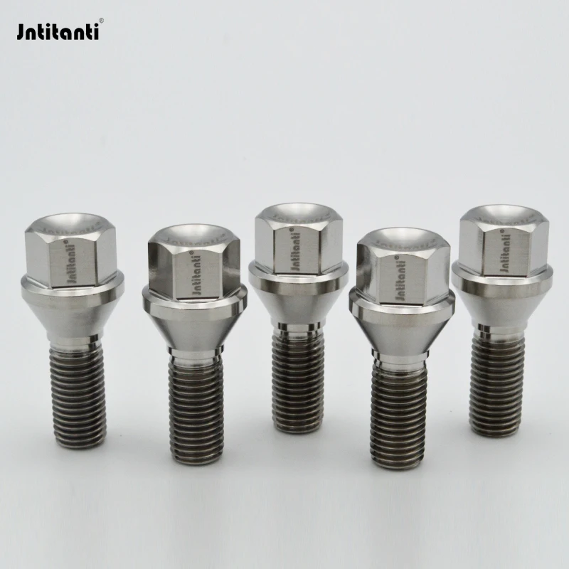 Jntitanti Gr5 titanium Rear wheel bolt M10*1.25*28-45mm for BMW hub screws