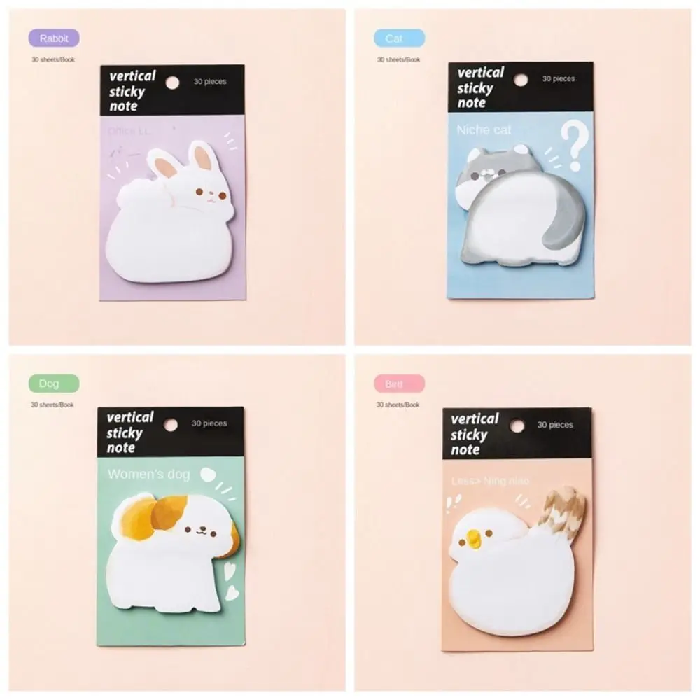 Blocco note pubblicato Scrapbooking Cartoon Ins Sticky Notes Kawaii Animal Notepad Stationery