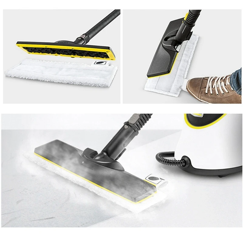 11PCS Steam Mop ผ้าสําหรับ Karcher Easyfix SC2 SC3 SC4 SC5 เครื่องดูดฝุ่นไมโครไฟเบอร์ Mop Pad
