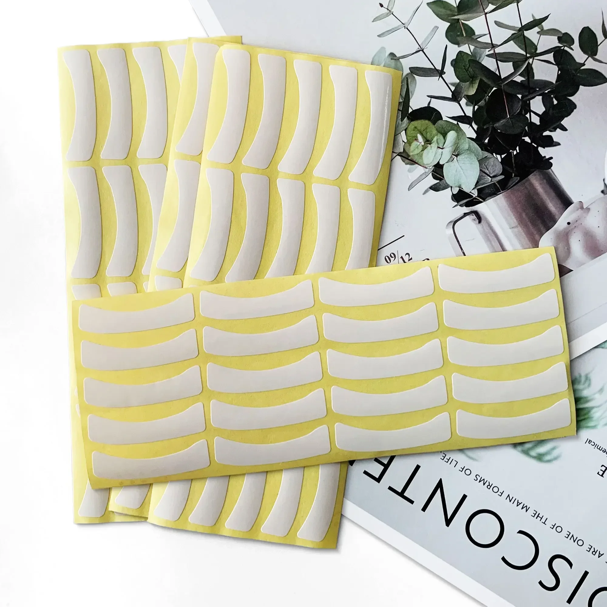 500 paires de patchs en papier pour extensions de cils, greffage de cils sous les yeux, autocollants pour pointes, cils naturels, ruban adhésif en papier de maquillage