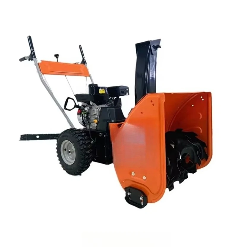 

Small 1000mm Snowplow Powered Hand Held Removal Equipment Walking Behind Plow Pusher