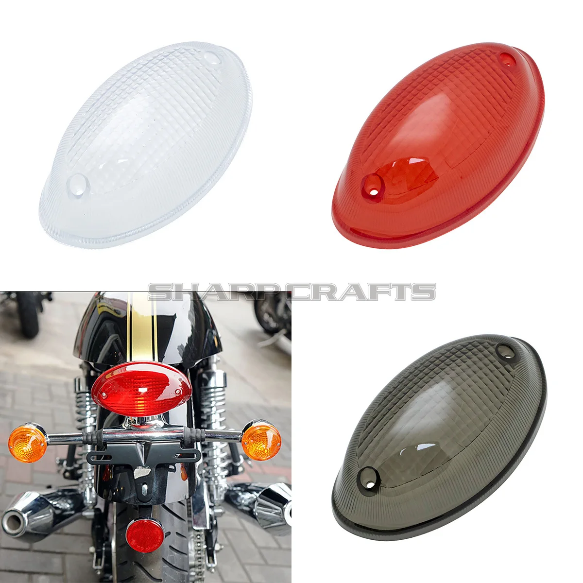 Motorcycle Accessories Brake Tail Light Lens For Triumph T100 2002-2015 SE 2009-2013 Thruxton 900 2008-2015 Speedmaster 2015