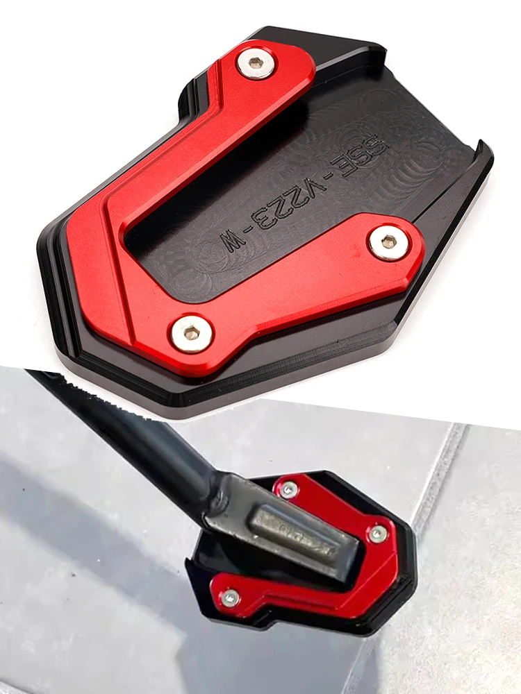 Für Ducati Hypermotard V2 2026 Hypermotard 950 SP 698 796 821 939 Motorrad-Seitenständer-Verlängerungspad Ständer-Parkstütze – Detail 2
