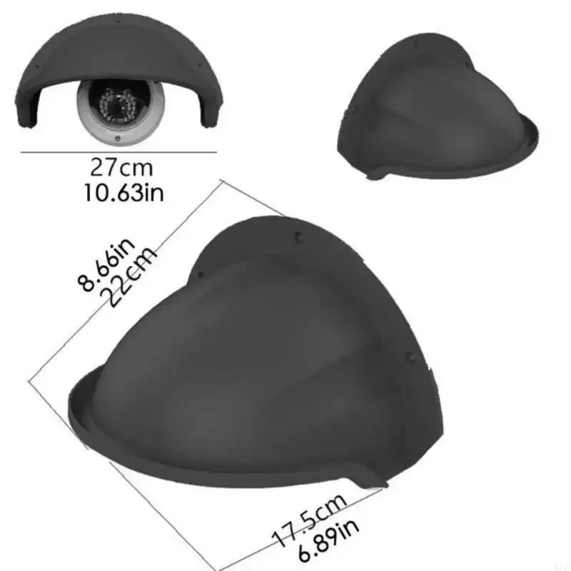 Q1JC Universal CCTV камера покрывает атмосферопродажное солнце и дождевик ABS Cover для Bullets & Dome Cameras идеально подходит