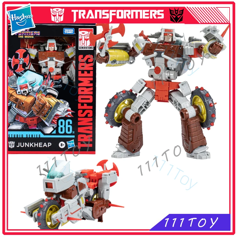 

In Stock Hasbro Transformers Classic Toys The Movie1986 SS86-14 Junkheap Action Figure Robot Toy Collectibles Gifts Hobbies