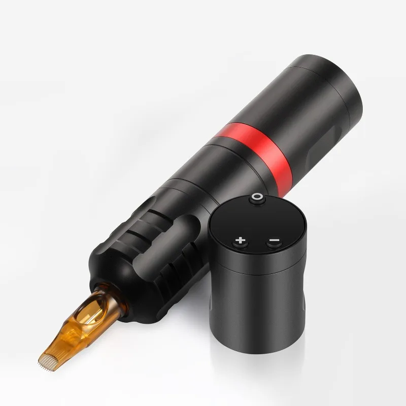 1500 mah Große Kapazität Drahtlose Lade Tattoo Stift Batterie Stift Lange Lebensdauer Einstellbare Hub Integrierte Tattoo Stift Batterie Neue