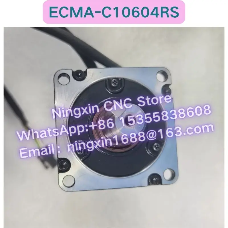 Second-hand ECMA-C10604RS servo motor Functional test OK Fast delivery