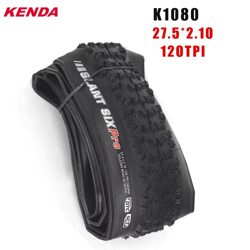 

KENDA 27.5 inches Mountain Bicycle Tire 27.5*2.1 120TPI K1080 Stab Proof MTB Folding Tire mountain bike tires