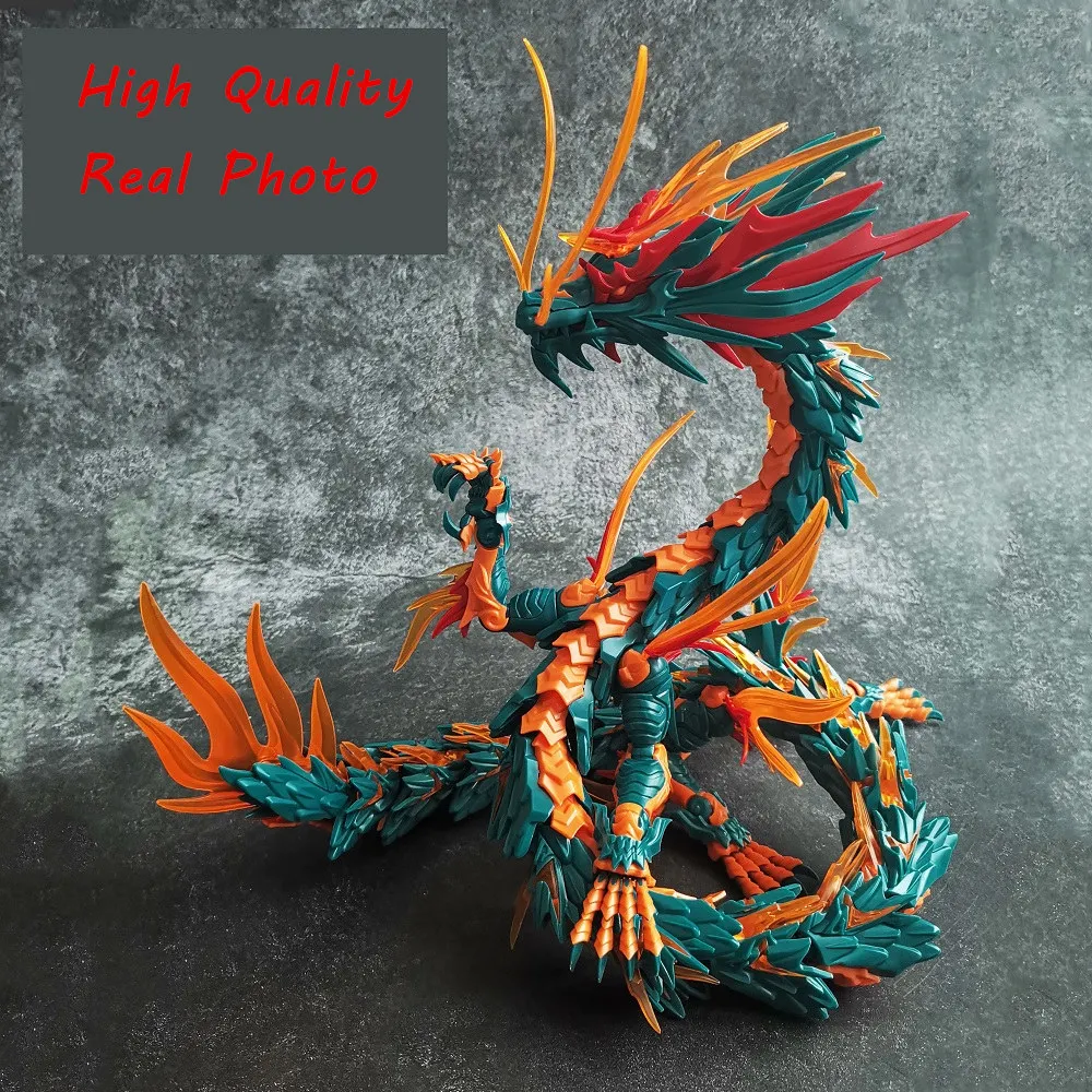 

Hot Sale Azure Dragon of Mountains and Seas Kids Christmas Gift Toy Model Divine Beast Model Kit Room Home Decoration