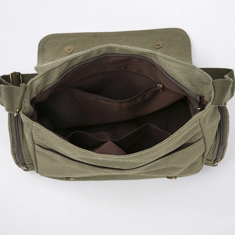 حقيبة نسائية كلاسيكية ذات سعة كبيرة مرساة بحرية مطبوعة من القماش حقيبة كتف للجنسين حقيبة ساعي البريد عبر الجسم للتنقل