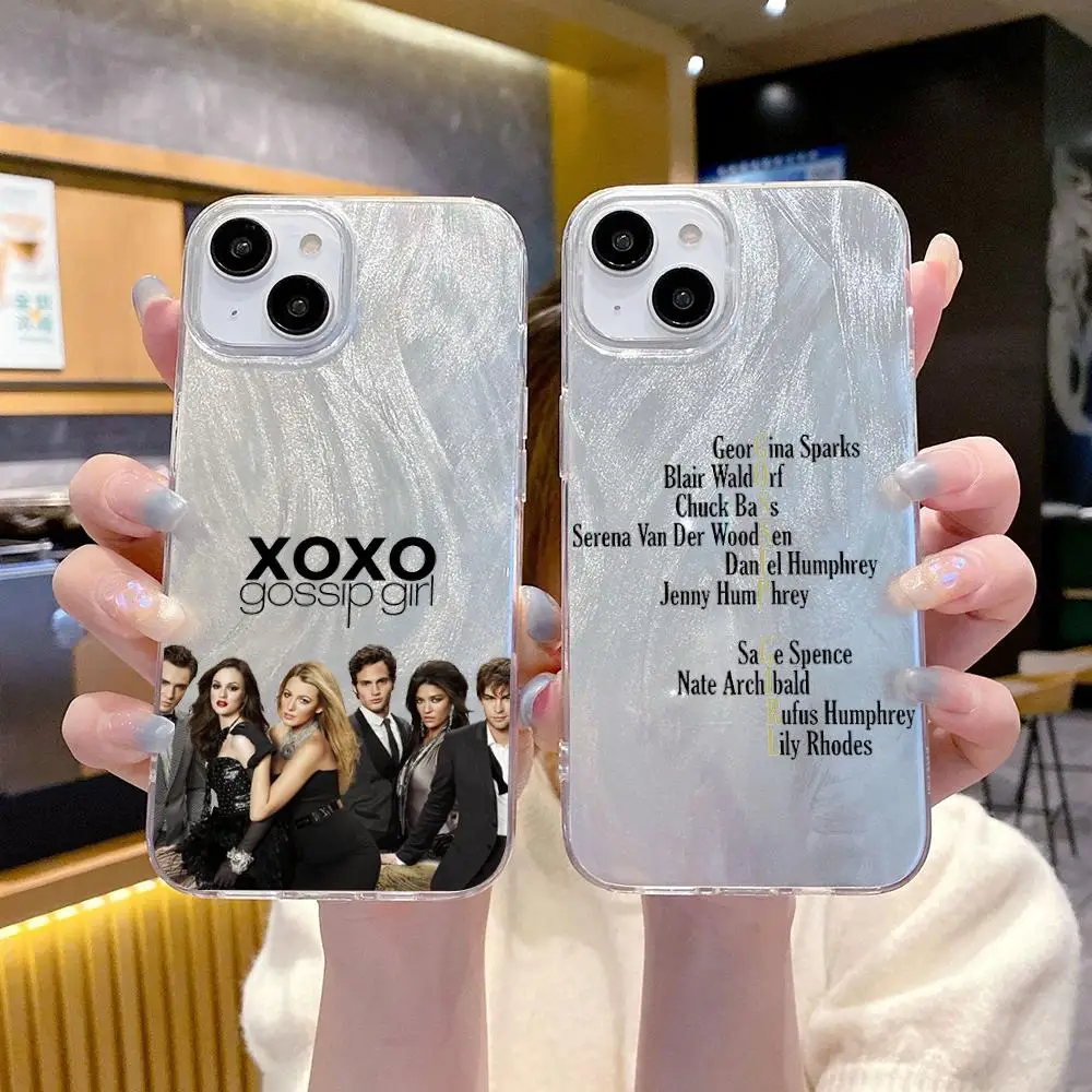 TV G-Gossip Girl Love Best Friends MINISO Phone Case Camlet Case For Iphone 16 15 14 13 12 11 PRO Max 6 7 Plus X XR XSMax Case