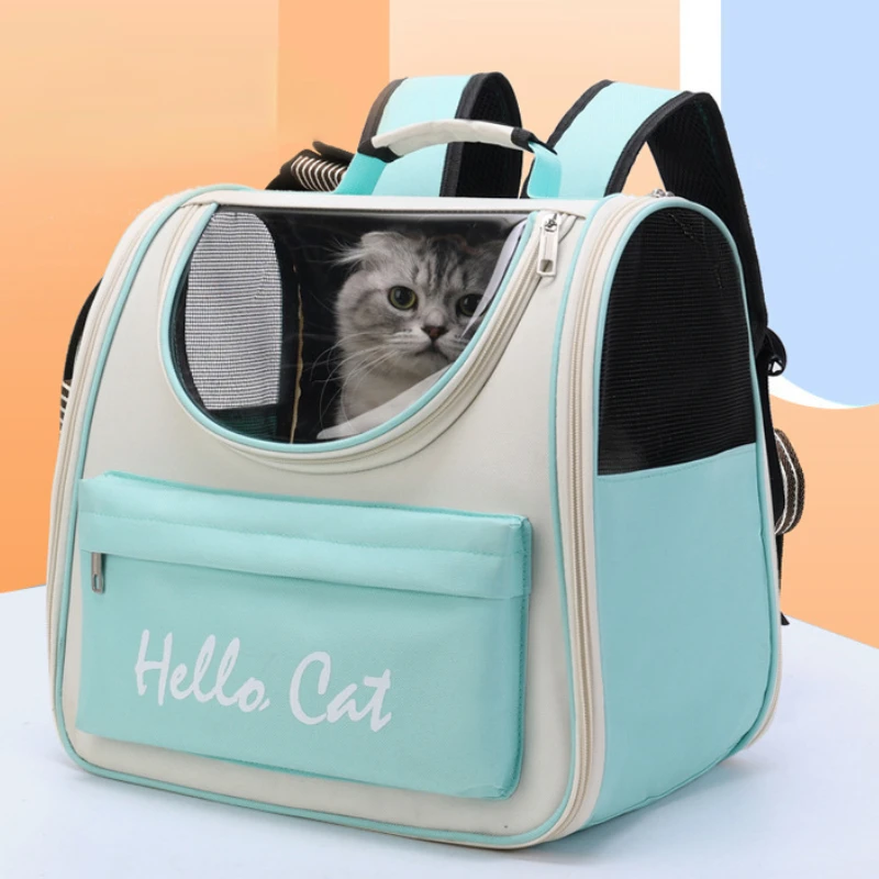 

Cat Carrier Bags Windproof Outdoor Travel Backpack for Cat Small Dogs Transport Carrying Bag Cat Backpack Carriers with Cushion