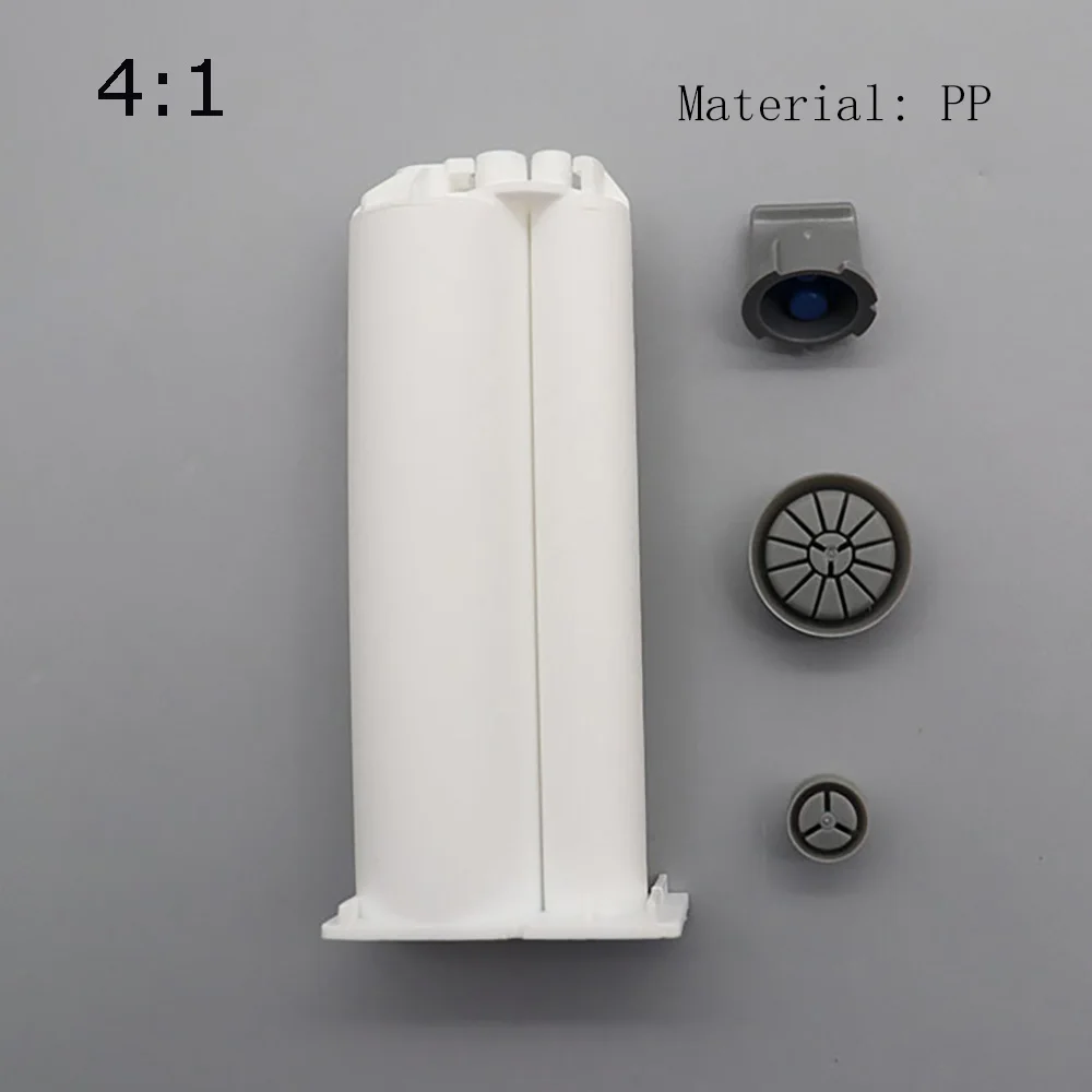 AB Dual -Group Colloid Mixed Tube 1: 1/2: 1/4:1/10: 1 Dual Liquid Plastic Cylinder
