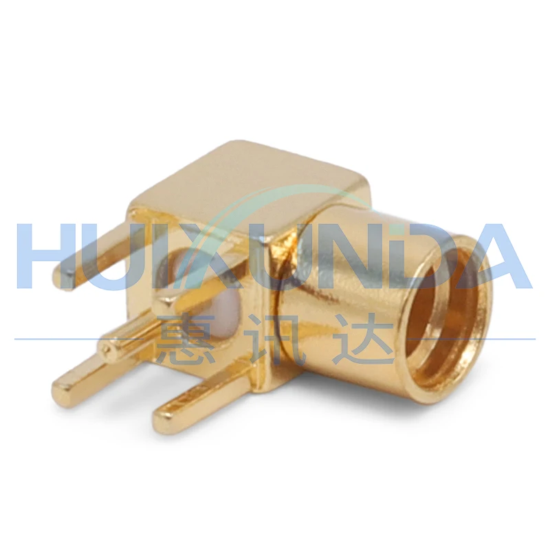 MMCX-KWE MMCX female bent plug PCB board connector MMCX-KWHD PCB panel right angle socket
