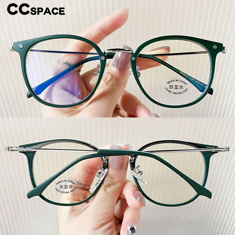 55897 TR90 Anti Blue Light Blocking Cat Eye Glasses Frame Women Luxury Designer Retro Eyeglasses for Ladies Optical Frame