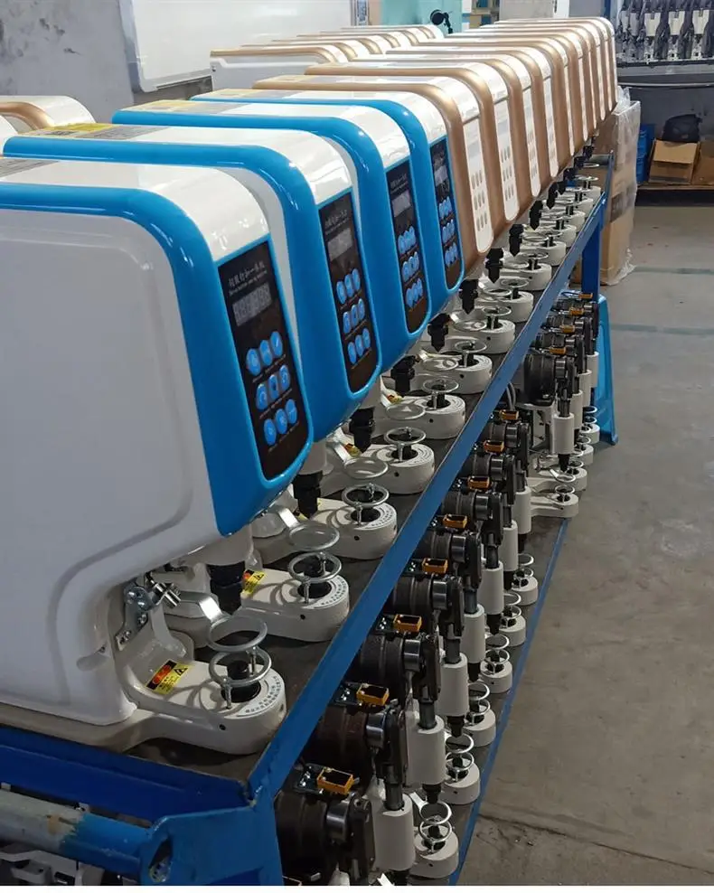 buckle machine automatic anti-beater big white  quad buckle machine three-head computer nail  machine air eye buckle