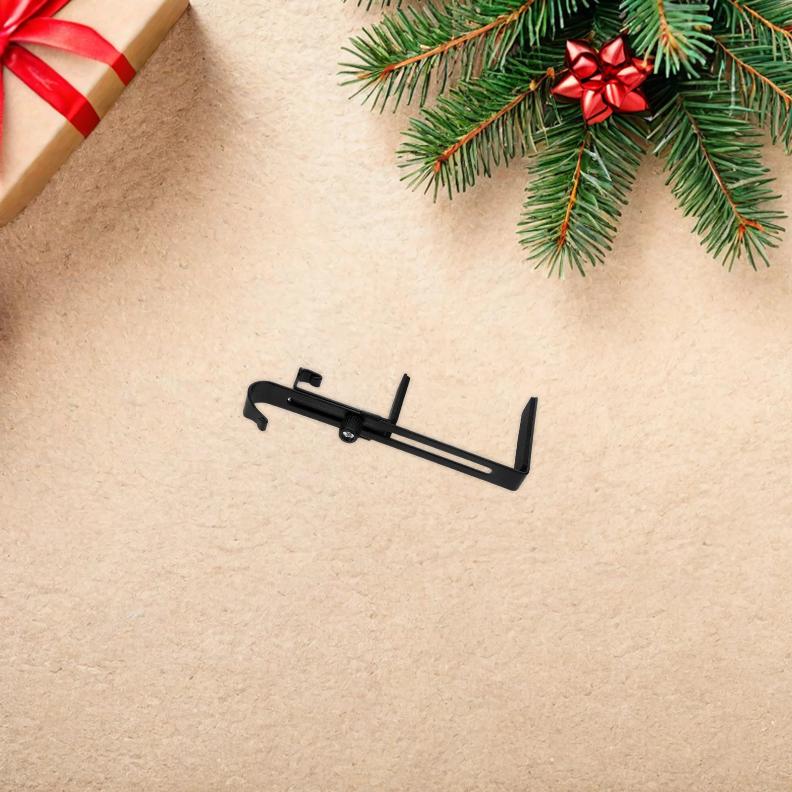 

6Pcs Christmas Stocking Fireplace Hooks Adjustable Mantel Hangers No Drill Wall Mount for Holiday Decor Garland Hanger Door