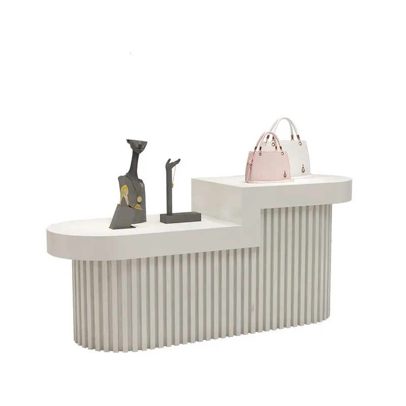 

*Modern Minimalist Wood Display Props for Clothing & Shoe Stores-Commercial Reception Desks & Counters