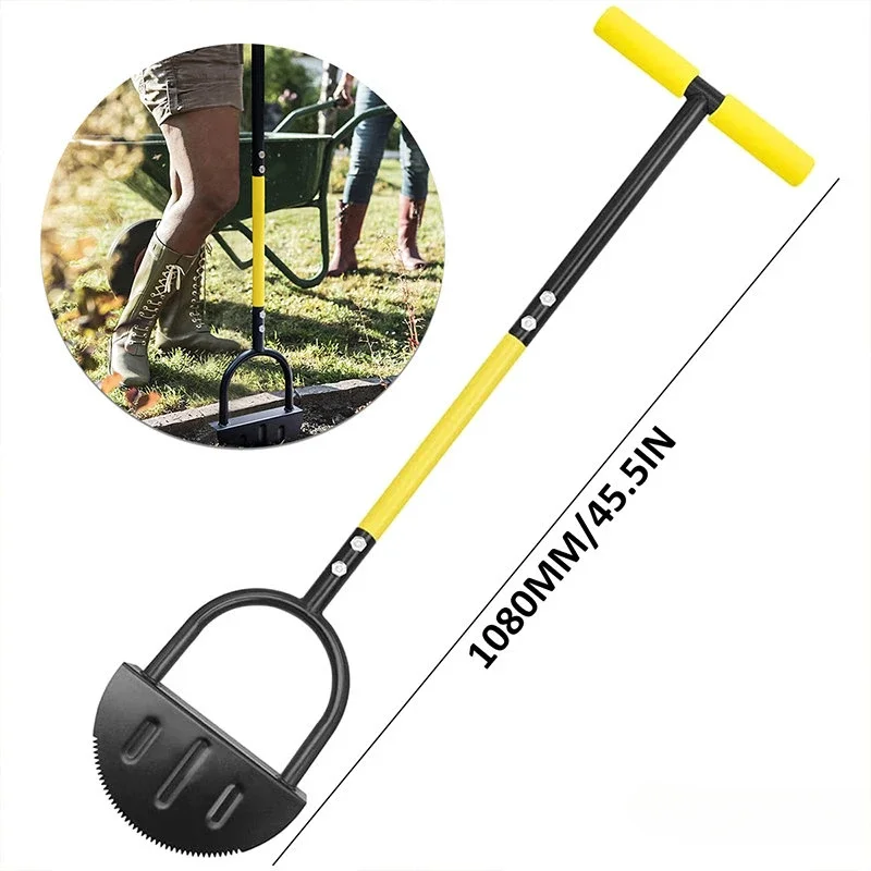 

L Pelle Manuelle Coupe Bords De Jardin En Forme Demi-Lune, Machine Ministres Pelouse À La Main