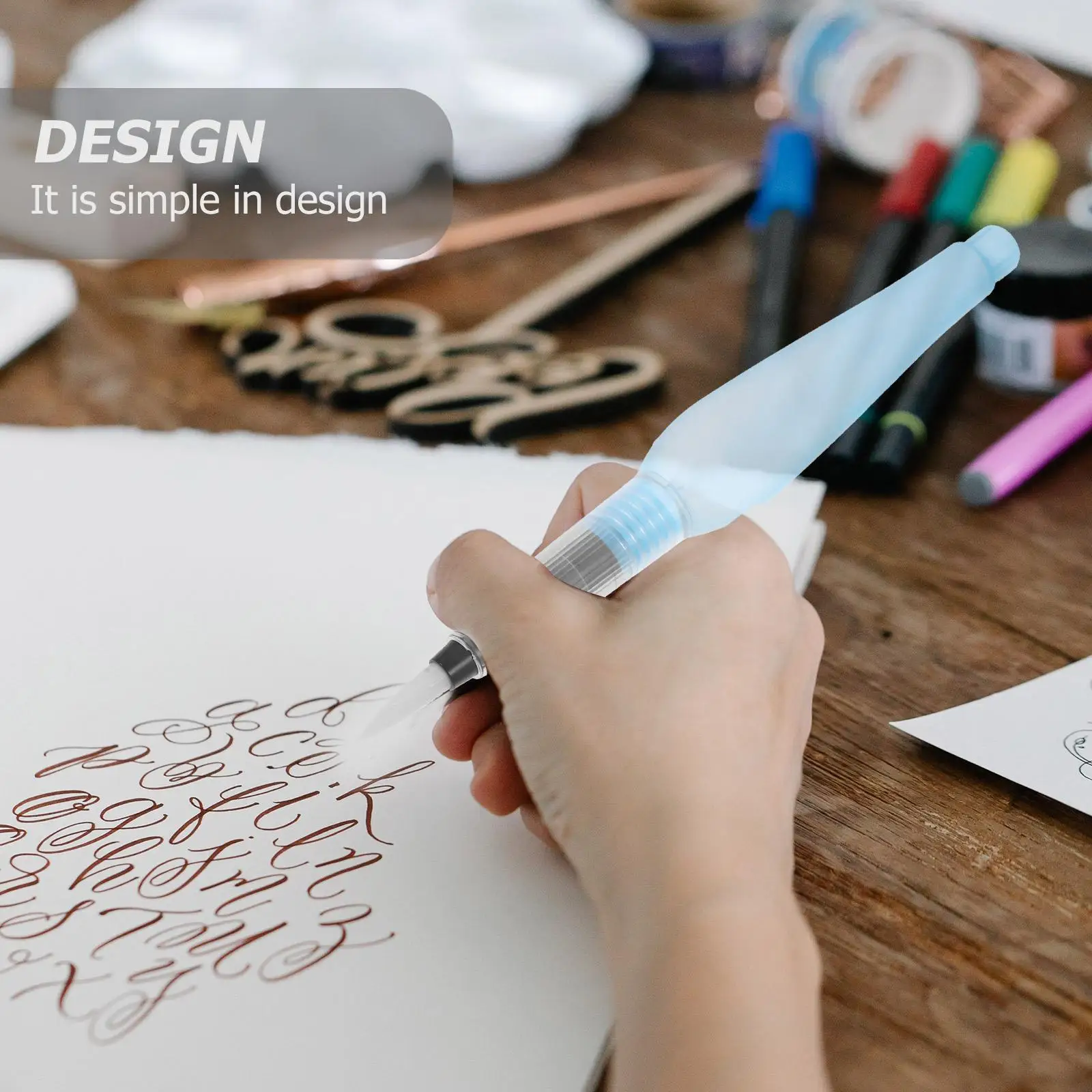 3 Pcs Painting Pen Drawing Brush Refillable Reusable Painting Brush Reusable Tool Set Lightweight Portable