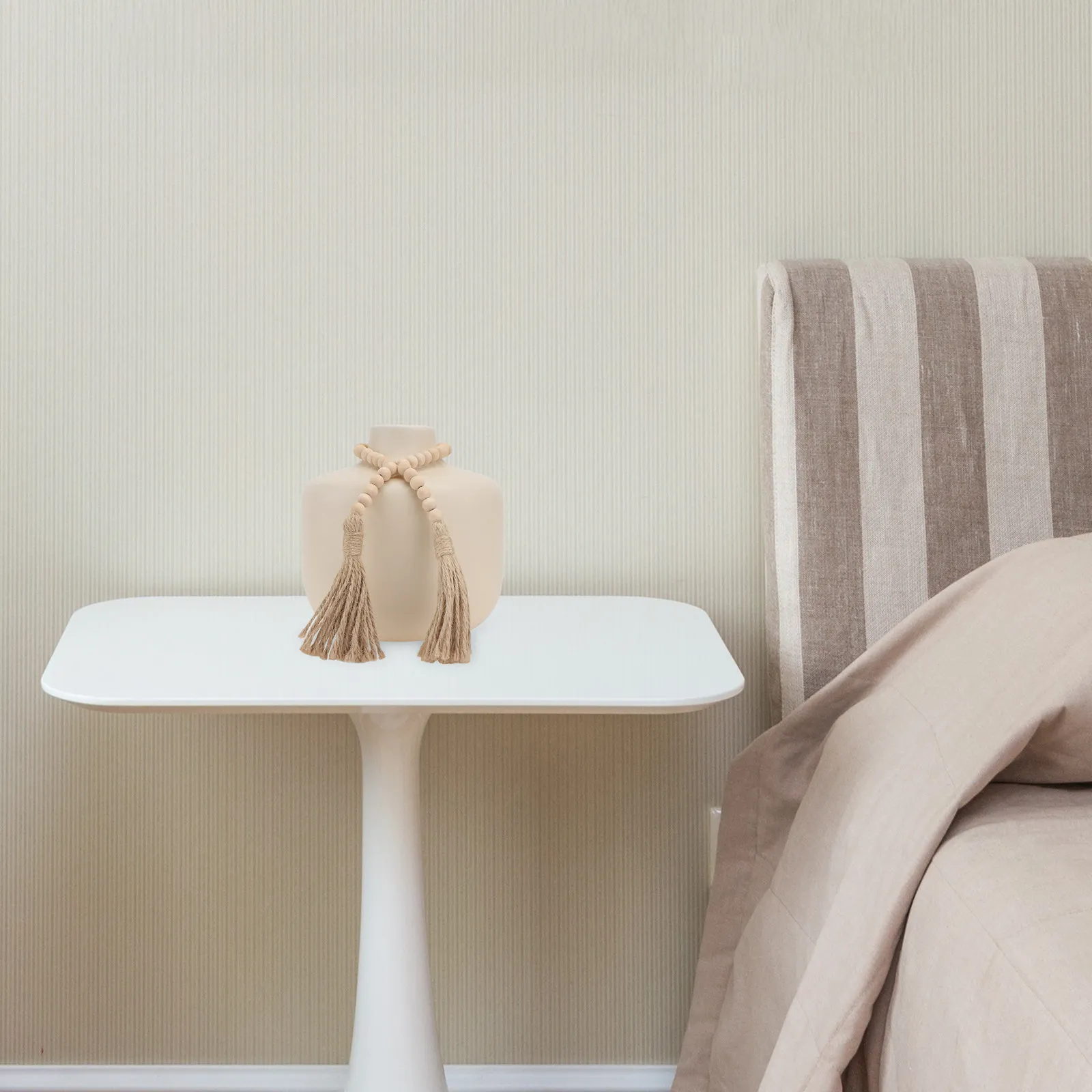 

Керамическая ваза для цветов, 1 шт., бежевая, с элегантной текстурой, для украшения дома и стола, креативный цветочный контейнер, декоративный орнамент для цветов