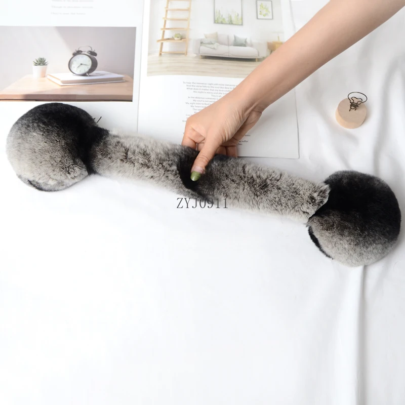 Natural 100% Rex Rabbit Fur Earmuffs Women Fashion Men Warm Russia Winter Real Fur Earmuffs Children Ear Cover fur Earlap Girl