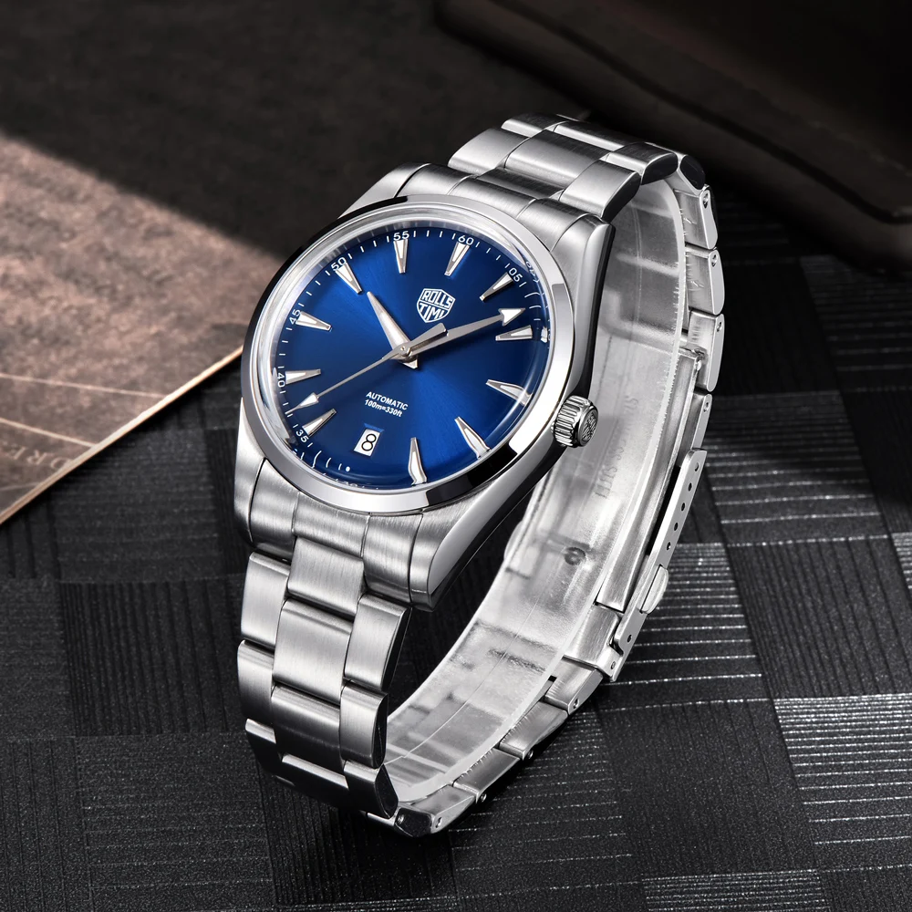 RollsTimi Man Watch 2024 NEW Automatic Wristwatch Japan NH35 Movt Luminous Sapphire 316 stainless steel Waterproof Reloj hombre