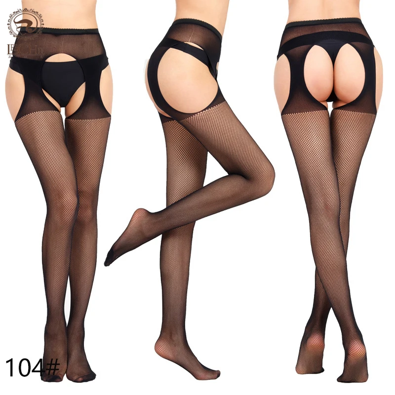 Bas résille à entrejambe ouvert pour femmes, lingerie sexy, collants 7.0, zones de médias, culotte en maille, articles de distribution pour le sexe