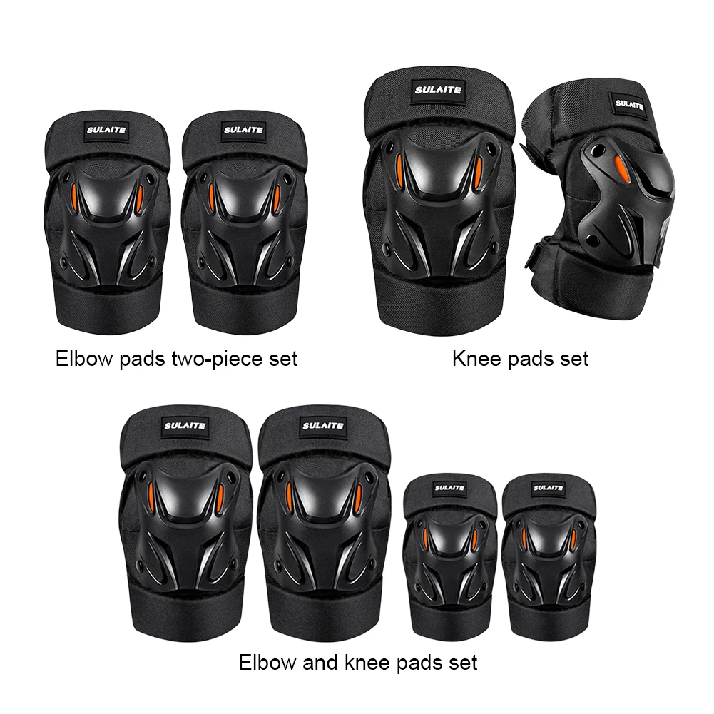 

Motocross Knee Pads Adjustable Off-Road Knee Protector Shockproof Motorcycle Elbow Protector Comfortable for MTB Riding Off-Road