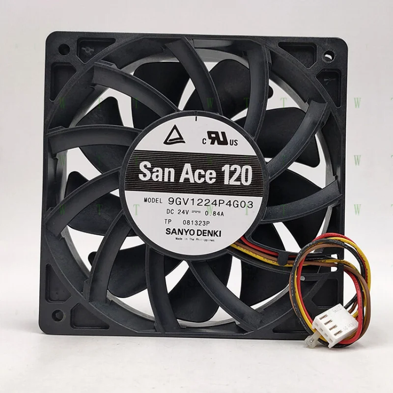 H 1 pcs Sanyo 12025 24V0.84A 9GV1224P4G03  12cm pwm speed regulation violent fan