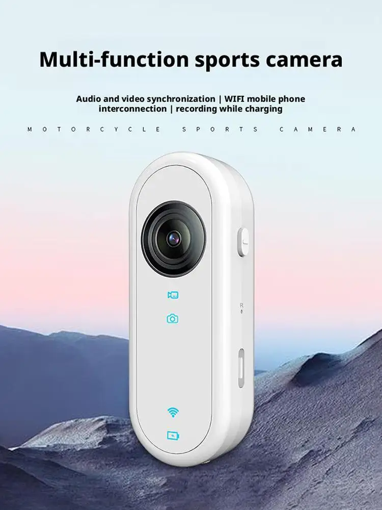 AliExpress 4K Mini Body Camera Portable Wearable Action Camera Hands-Free Waterproof Recording Camcorder For Cycling Motorcycle Vlogging