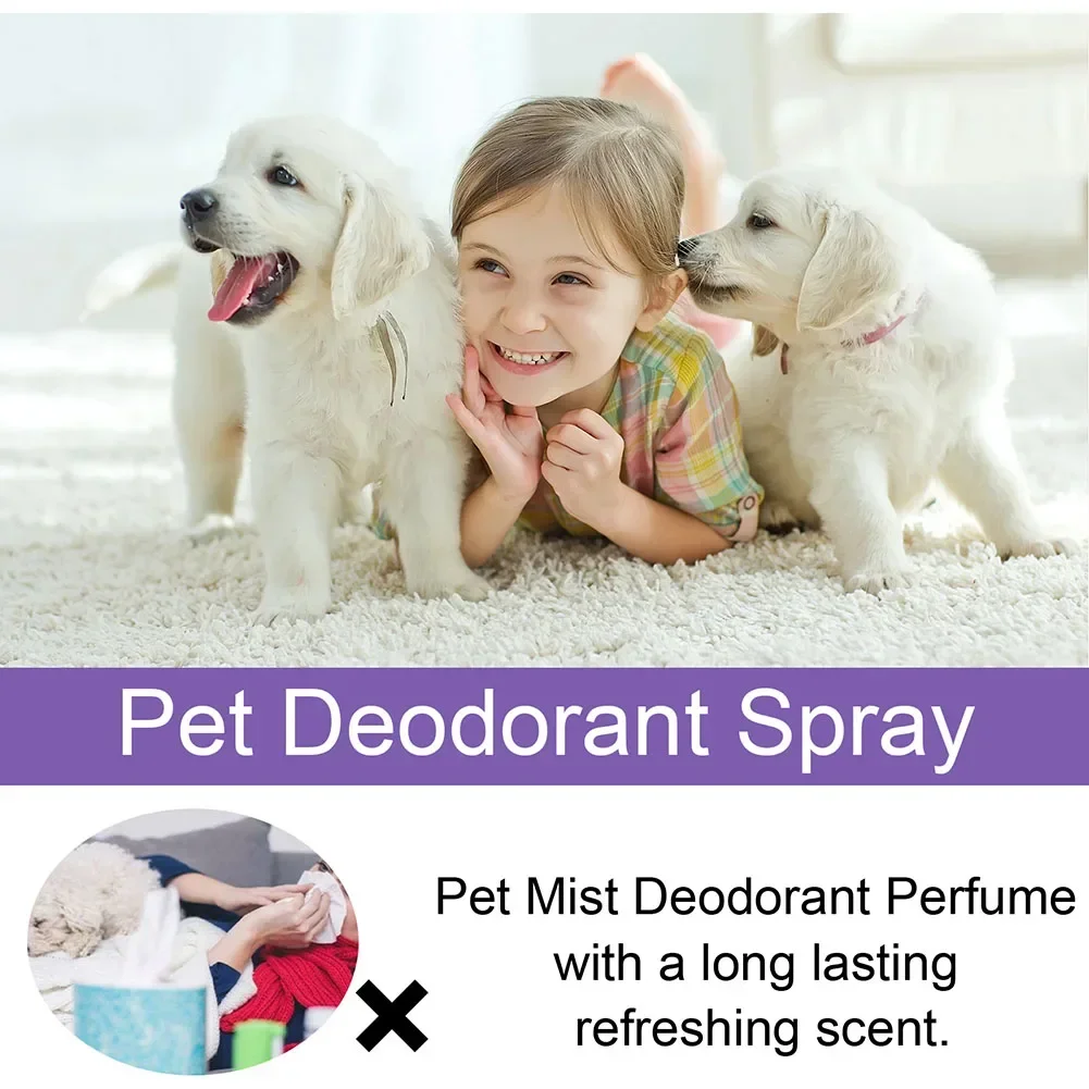 Desodorierungsspray für Haustiere, 50 ml, Hundeparfüm, Lavendelöl, Desodorierungsspray, Anti-Juckreiz, duftendes Schönheitspflege für Katzen und Hunde – Detail 9
