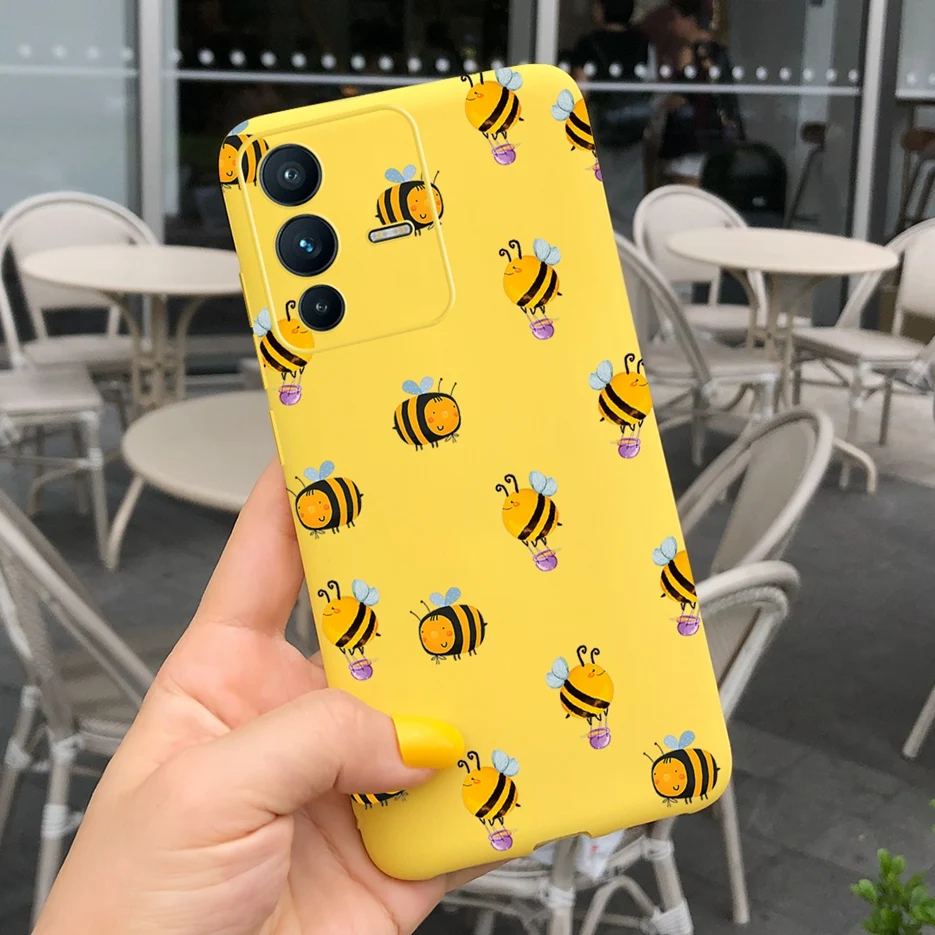 For Vivo V23 5G Case V2130 Cute Cartoon Girls Cover Silicone Soft TPU Phone Case For Vivo V23 Pro V2132 Back Cover VivoV23 Coque
