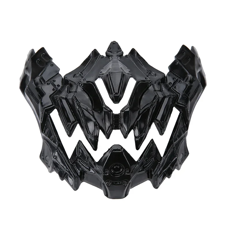 Japanse Anime Rol Mechanisch Snavelmasker Felle Monster Masker Tijger Schedel Half Gezichtsmasker Sci Fi Mechanische Monsters Cosplay Maskers