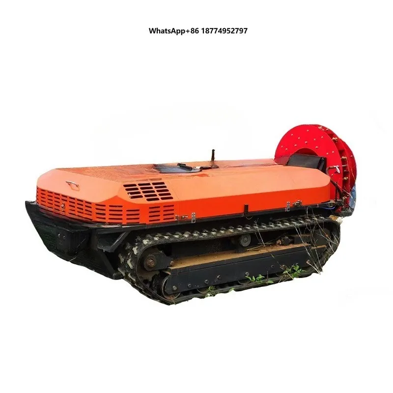 Professional  Powered Motor Agricultural Sprayer Robot 300L Capacity 8 Nozzles 6-8m Spray Range Remote Control Crawler