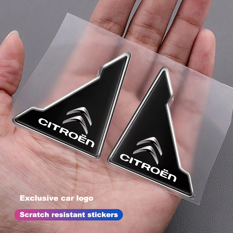 4 pegatinas protectoras antiarañazos para puerta de coche, calcomanías para válvulas de neumáticos para Citroën C4 C3 C5 C5X e-C4 X e-C3 C-Elysee Berlingo C1
