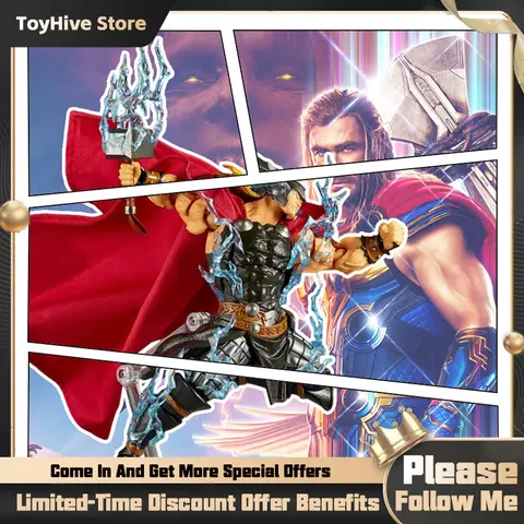 【In Stock】Avengers 4 Thor Odinson Shf Articulated Action Figure Collectible Model Desktop Home Decoration For Adult Comic Fans