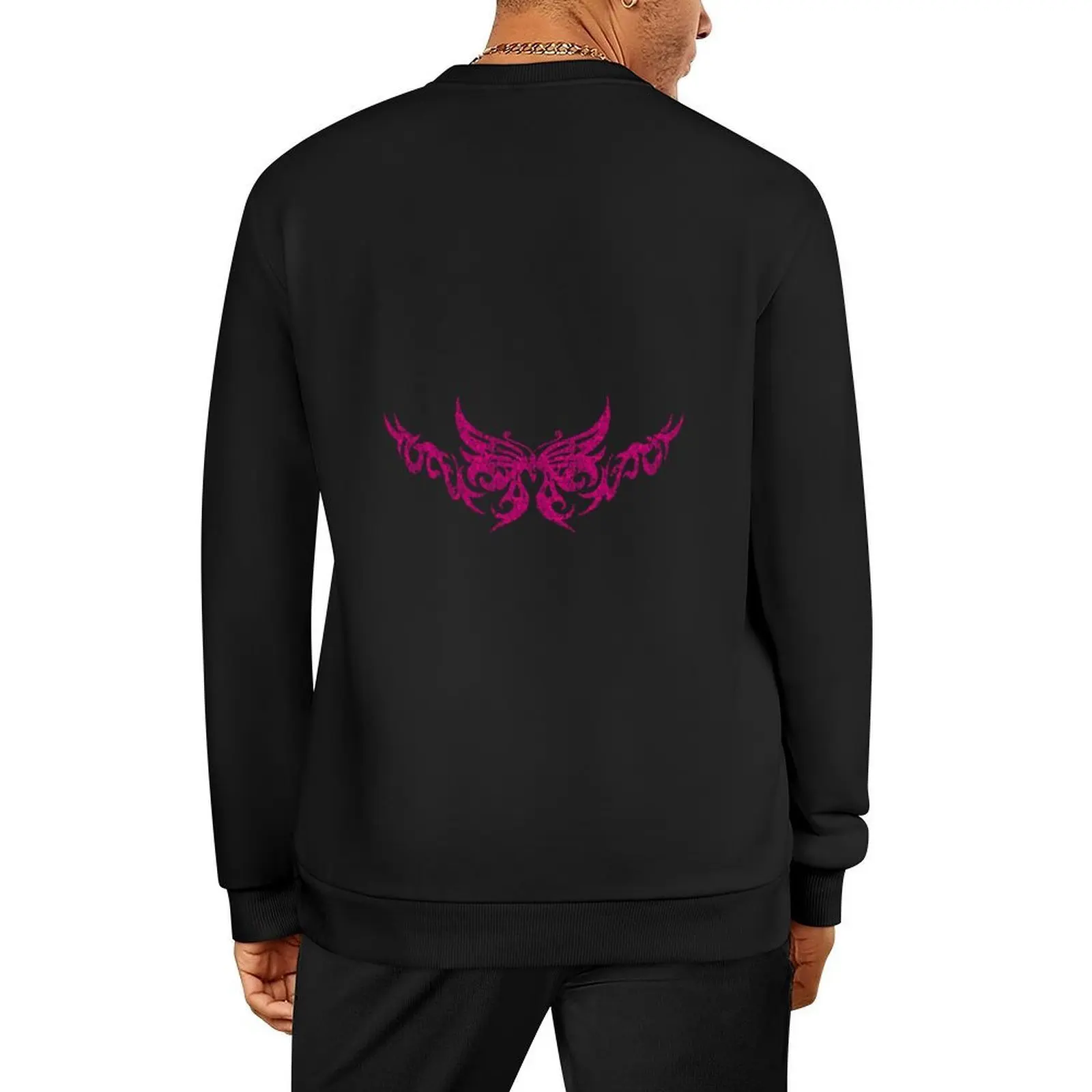

Y2K 2000s Hot Pink Emo Tramp Stamp Inspo Stickers Shirt Hoodie Mask Pullover men's sweat-shirt men wear men sweatshirt