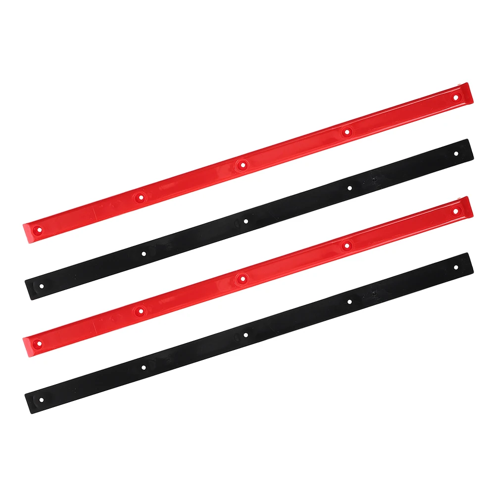 

4Pcs Skateboard Anti-Collision Strips Durable Plastic Replacement Rib Bones Longboards Protective Rails Wear-Resistant Parts