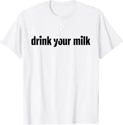 Drink Your Milk new Printed heavyweight Sweatshirt anime streetwear fashion man manga Hot Sale Arrival Crewneck For Men T-Shirt