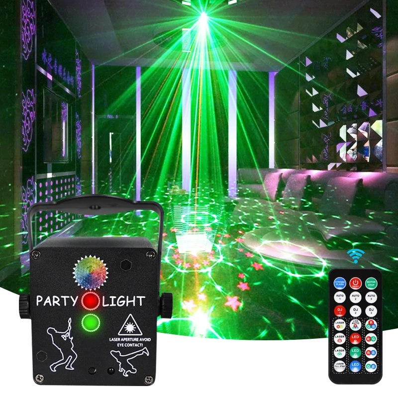 

3-Hole DJ Voice Control RGB Flash Effect Mini Lighting Atmosphere Lights Carnival Applicable To Party Bar Wedding Disc Club Show